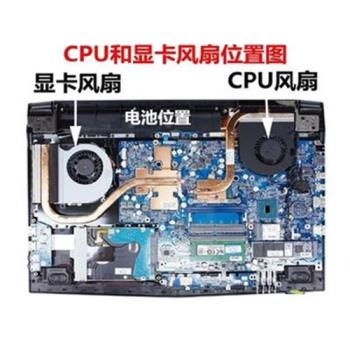 適用機械師T58 T57 T58-D1 D3 T1 G3 TiX 顯示卡CPU筆記本散熱風扇