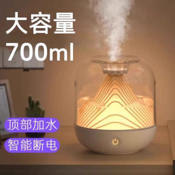 日本品質加濕器靜音臥室孕婦嬰兒空氣空調房小型香薰夜燈