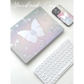 適用2023款MacBook保護殼M1蘋果筆記本13電腦macbookpro14保護套12寸透明m2可愛磨砂軟macbookair15防摔16寸