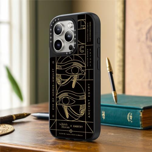 蘋果手機殼CASETi聯名大英博物館埃及文化適用iPhone16ProMax鏡面磁吸MagSafe新款防摔15plus141312華強北