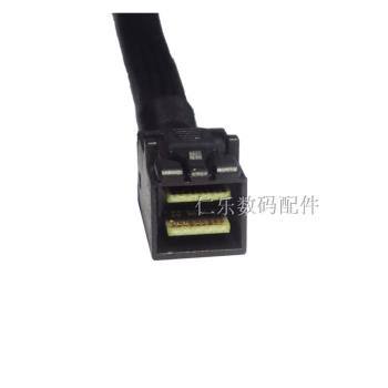 全新HD MINI SAS SFF8643轉SFF-8643 LSI陣列卡連背板連接線12G