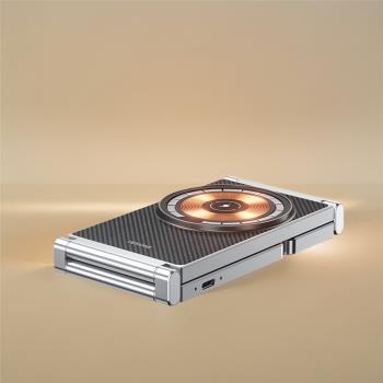 WK新款合金透明三合一折疊磁吸無線充電器15W快充藍芽airpods耳機手錶iWatch手機支架適用於蘋果iphone14pro