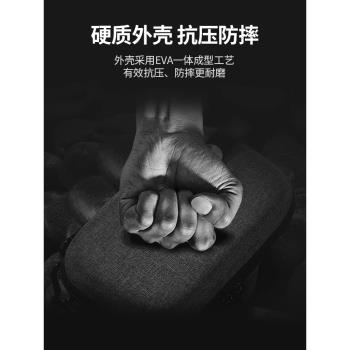 綠聯多功能數據線收納包充電器充電寶電源線保護套耳機筆記本移動電源硬碟防震收納盒便攜隨身旅行數碼收納包