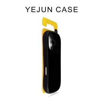 也駿適用蘋果16手機殼黑色弧形加厚iphone16promax小蠻腰新款15pro防摔14高階感13小眾12男女情侶16plus