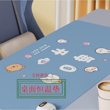 滑鼠墊大號辦公室電腦桌面加熱桌墊學習寫字暖手墊寫作業墊板加熱