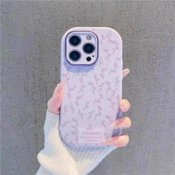 薰衣草適用蘋果16promax手機殼iphone15pro新款promax矽膠14ins風13高階12pormax全包xs防摔plus女xr保護套央