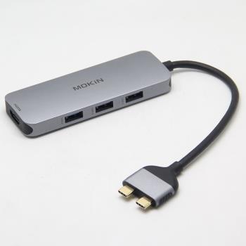 適用於Macbook pro air的擴充套件塢 擴展雙螢幕HDMI 4k 60hz USB3.0