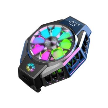 坐山虎X9半導體手機散熱器USB手機轉接充電溫度數顯全新升級