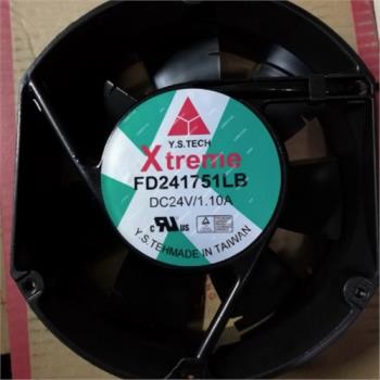 Y.S.TECH FD241751LB DC 24V 1.10A 172*150*51mm 17釐米散熱風扇