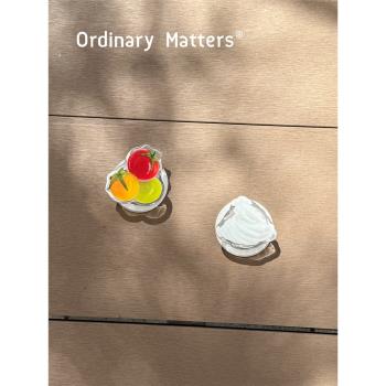 ummroom·OrdinaryMatters番茄&冰奶油可伸縮貼上磁吸手機支架