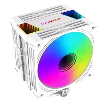 LOVINGCOOL雷利酷六銅管電腦cpu散熱器雙風扇大風量高散熱全靜音