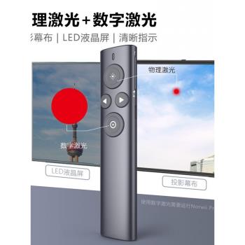 德國日本進口技術諾為N95s Pro雙鐳射翻頁筆液晶屏led數碼光無線