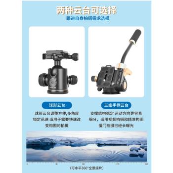 輕裝時代Q666C手機三腳架便攜相機支架單反攝影拍照三角架Q222