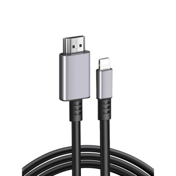 適用蘋果轉hdmi轉換器lighting介面iPhone手機連線電視機同屏線ipad平板投影儀lightning電腦高畫質投屏線顯示4