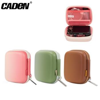 CADeN卡登小型卡片機相機包防水防震pu硬殼保護套漸變色CCD收納包
