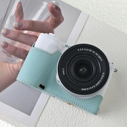 適用索尼ZVE10IIm2保護套相機包ZVE10底座A7C2配件皮套保護殼半套