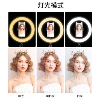 手機支架新品拍照拍攝補光燈多功能戶外便攜支撐架子落地式三腳架