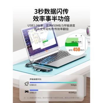usb擴展器3.0插頭多口拓展塢延長集分線轉換接頭typec筆記本臺式電腦多功能傳輸外接U盤硬盤usp介面轉接hub