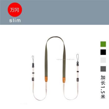 萬岡SLIM背帶適用於索尼黑卡RX1 RX100 RX100 M2 M3 M4 M5 M6 M7相機肩帶掛脖繩簡約親膚加長可斜跨