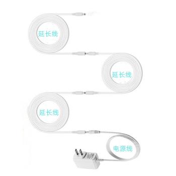 TPLINK攝像頭ipc戶外監視器電源延長線5.5DC公母頭室外防水監控線