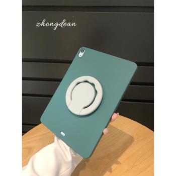 360度旋轉支架適用蘋果ipad10平板殼air6保護套air5全包pro11寸防摔13寸純色mini6軟殼mini7簡約10.2寸Air7