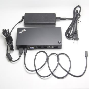 原裝Thinkpad 40A9 全功能USB-C通用型擴充套件塢控制開關機相容雷電3