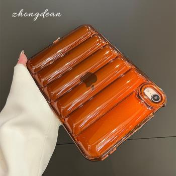 氣囊羽絨服適用蘋果ipad10平板保護殼air5/4矽膠透明10.2寸防摔8.3全包mini6無蓋pro11寸透明mini7輕薄air7
