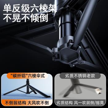 德國新款自拍桿支架迷你旅遊便攜360度旋轉自拍神器手機遙控防抖