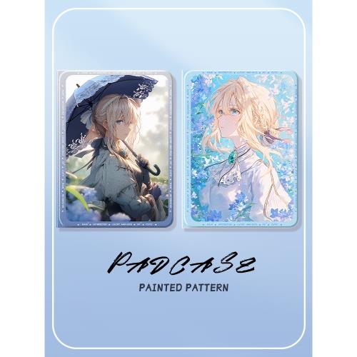 適用小米平板7保護套6pro薇爾莉特6spro二次元pad5動漫12.4英寸padse紅米padpro保護殼6max硅膠4plus帶筆槽se