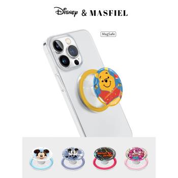 MASFIEL × 迪士尼聯名適用於MagSafe磁吸支架卡通可愛氣囊手機便攜磁力圈背貼扣創意旋轉固定桌面可愛米老鼠