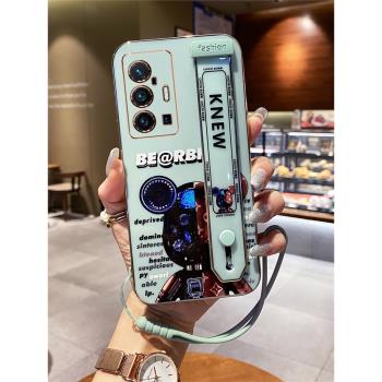 適用vivox70手機殼vivo保護x70t矽膠套x70pro帶鏡頭膜全包氣囊防摔vovix透明軟殼vox支架女新款鏡子por高顏值