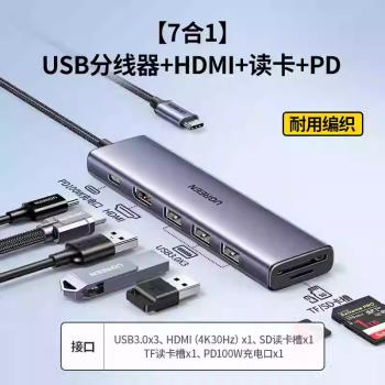 綠聯CM511Type-C多功能擴充套件塢器高畫質4kUSB-C15596 15597 60383
