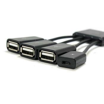 可充電同時OTG數據線 手機平板電腦USB HUB帶供電轉接頭 臺電x98