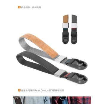 美國Peak Design相機微單單反攝影cuff防墜安全手腕帶二代新款