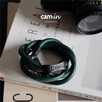 cam·in 義大利手工真皮相機背帶斜挎原創牛皮快拆介面肩帶掛脖繩
