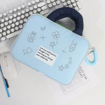 手提電腦筆記本16棉寸防震11寸包小包14太空棉寸時尚平板IPAD刺繡