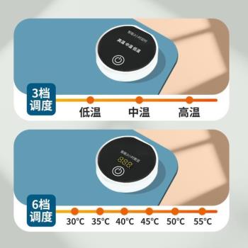 暖手寫字超大面暖桌辦公桌防水辦公室作業學生冬天加熱鼠標墊墊寫