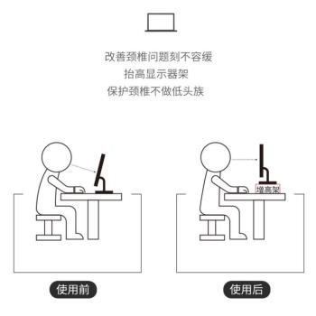 顯示器支架增高面收納架子臺式木質懸空托架抬高筆記本電腦辦公桌