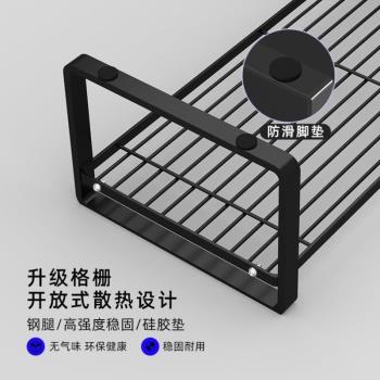 書桌架架托架支架燒烤桌面臺式鏤空散熱顯示屏收納電腦架筆記本工