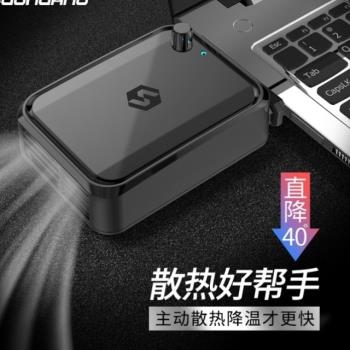 散熱壓風支架板筆記本電腦散熱底座不死機平板墊板風扇辦公便攜