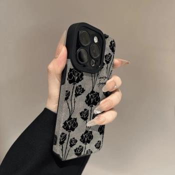 適用蘋果16秋冬手機殼新款iphone16promax小眾高階感15plus全包鏡頭14Pro女款輕奢13pm保護套12防摔11軟殼lv