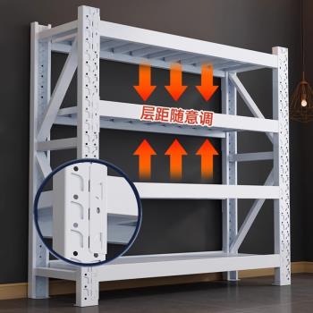 貨架倉庫多層收納架倉儲整理地下室架子儲物架角鋼家用商用置物架