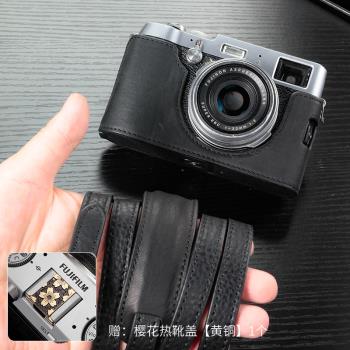 質寶富士X100V保護套相機包X100T X100S X100F X100真皮皮套配件
