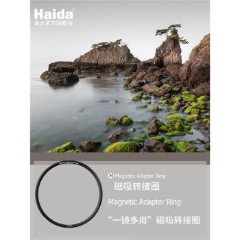 Haida海大磁吸濾鏡轉接環轉接圈適用佳能索尼康富士等微單反相機