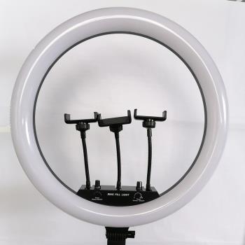 LED18寸rgb幻彩跑馬新品主播新品燈環形攝影拍照補光燈美顏美瞳燈