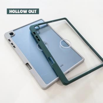 三星tab S9保護套S8+12.4平板tab S7散熱A9+11寸帶筆槽A8 10.5透明T870亞克力S7FE外套S9 FE+硬殼S6Lite外殼