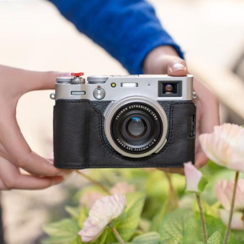 富士（FUJIFILM）x100v相機包xt5保護套xt30二代真皮殼微單xs10底