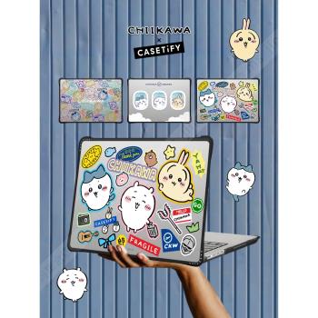 CASETiFY聯名吉伊卡哇可愛卡通適用蘋果MacBook Pro13/14/15/16寸電腦筆記本保護殼Air限量防摔套2020-2024款