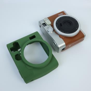 相機包適用富士拍立得mini90矽膠套evo70407SQ6120相機皮套保護殼MINI40保護套防摔殼軟包