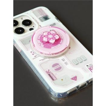 XFOONG原創|設計師品牌 M20櫻花限定 雙面imd手機殼TPU軟殼 召喚機甲